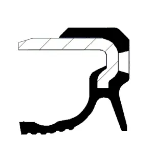 Shaft Seal, crankshaft (20036454B)