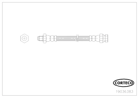 Brake Hose (19036383)