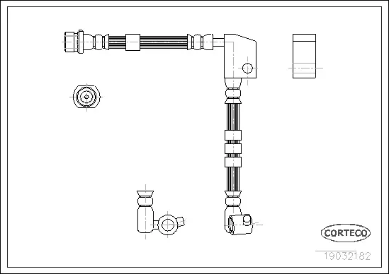 Brake Hose (19032182)