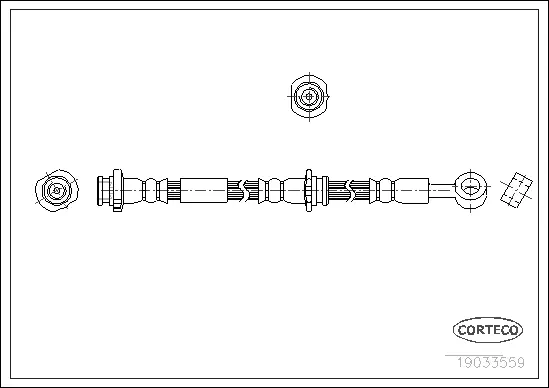 Brake Hose (19033559)