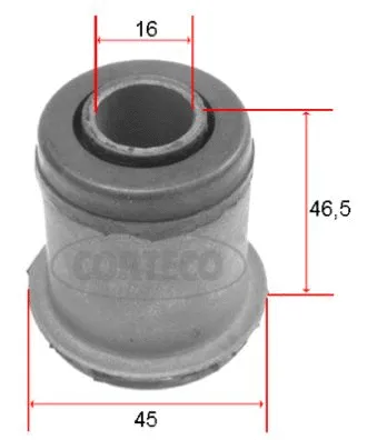 Mounting, control/trailing arm (80000100)