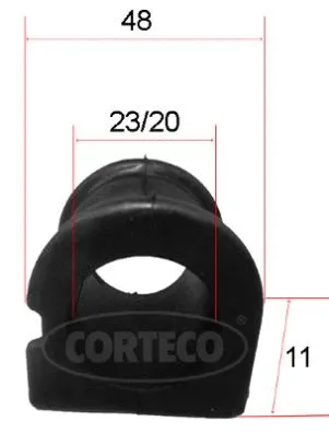 Mounting, stabiliser bar (49371588)
