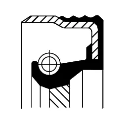 Shaft Seal, crankshaft (12013757B)
