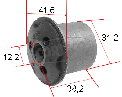Mounting, control/trailing arm (21652773)
