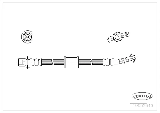 Brake Hose (19032349)