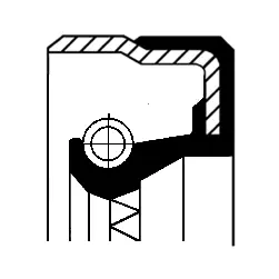 Shaft Seal, differential (01020315B)