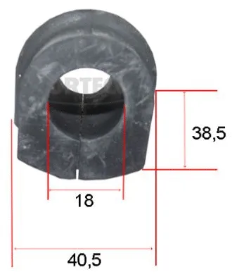 Mounting, stabiliser bar (49367525)