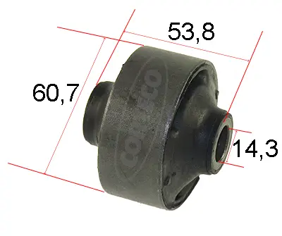 Mounting, control/trailing arm