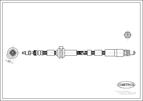 Brake Hose (19033604)