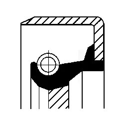 Shaft Seal, manual transmission (12011307B)