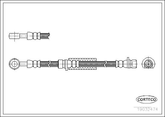 Brake Hose (19032474)