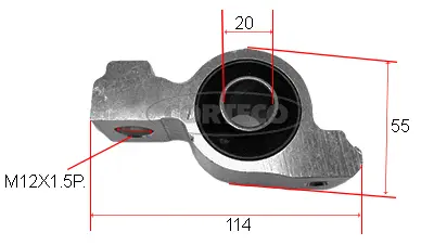 Mounting, control/trailing arm (80000089)