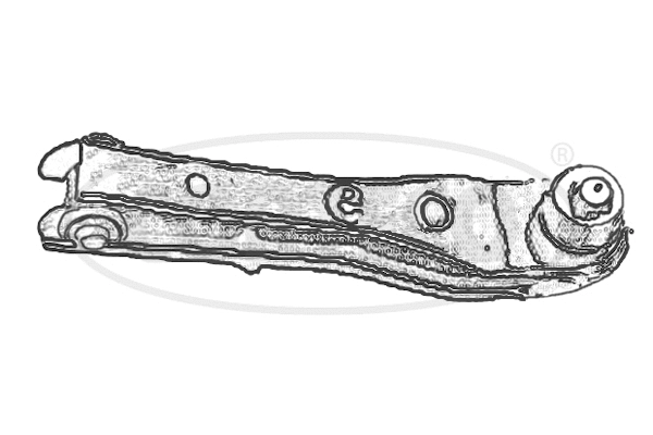 Control/Trailing Arm, wheel suspension (49397495)