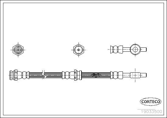 Brake Hose (19033500)
