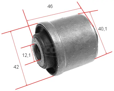 Mounting, control/trailing arm (21652522)