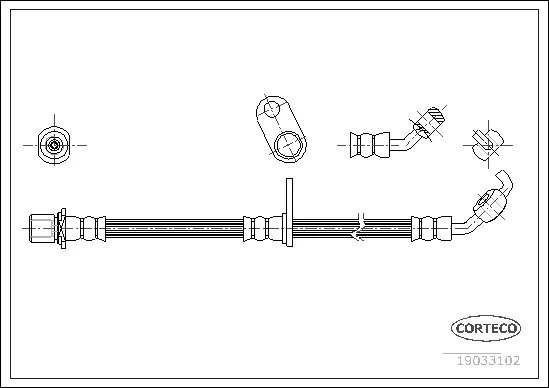 Brake Hose (19033102)