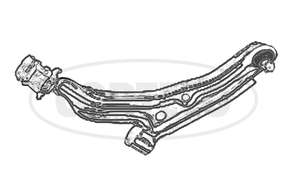 Control/Trailing Arm, wheel suspension (49397485)