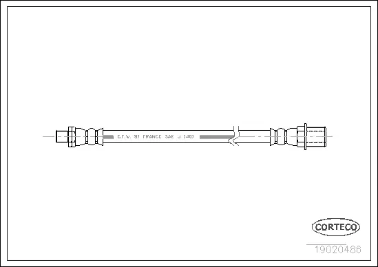 Brake Hose (19020486)