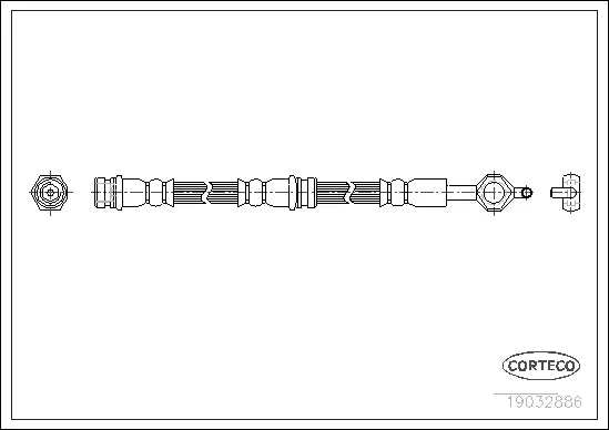 Brake Hose (19032886)
