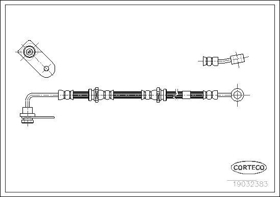 Brake Hose (19032383)