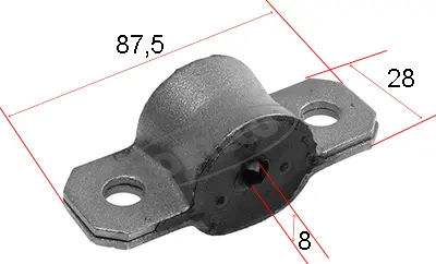 Mounting, stabiliser bar (80000484)