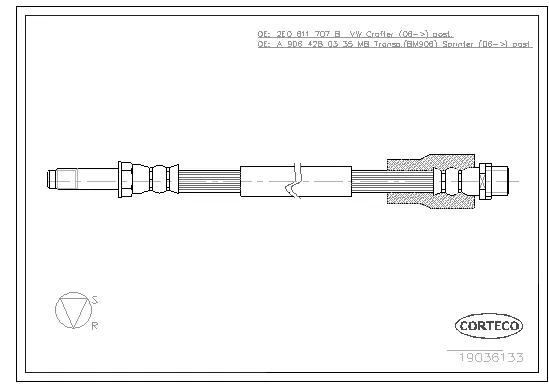 Brake Hose (19036133)
