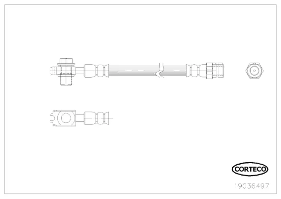 Brake Hose (19036497)