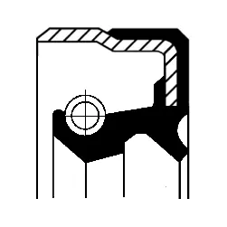 Shaft Seal, manual transmission (12014740B)