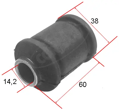 Mounting, control/trailing arm (21653104)