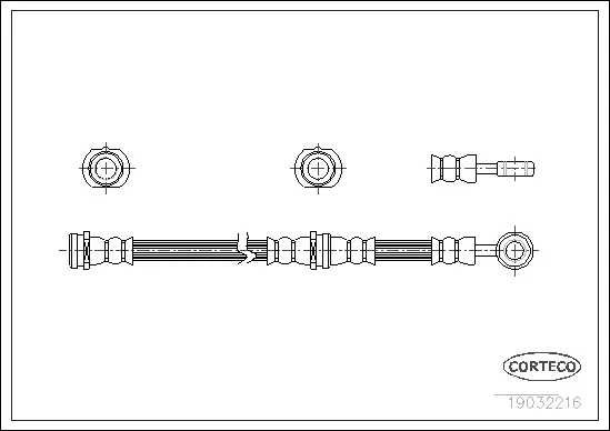 Brake Hose (19032216)