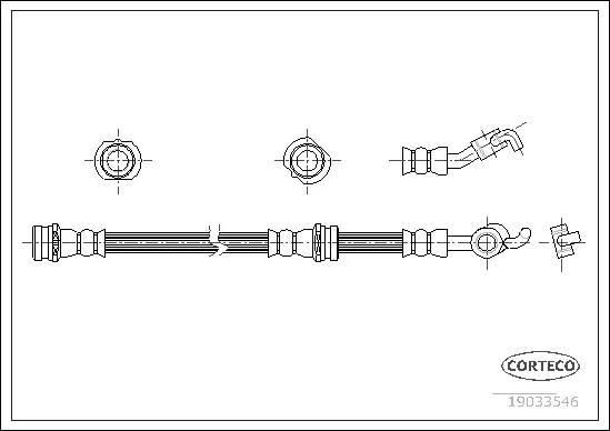 Brake Hose (19033546)