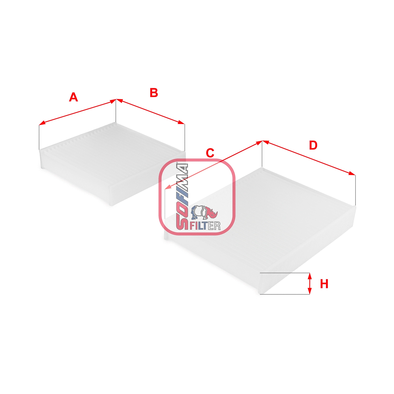 Filter, cabin air (S 3143 C)