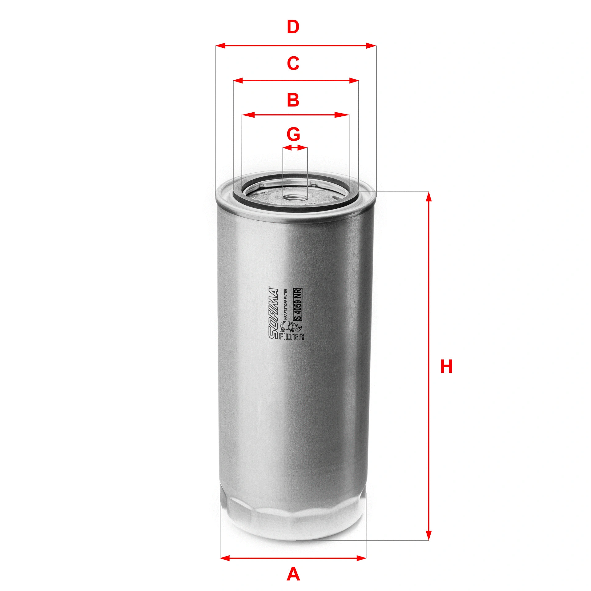 Fuel Filter (S 4059 NR)