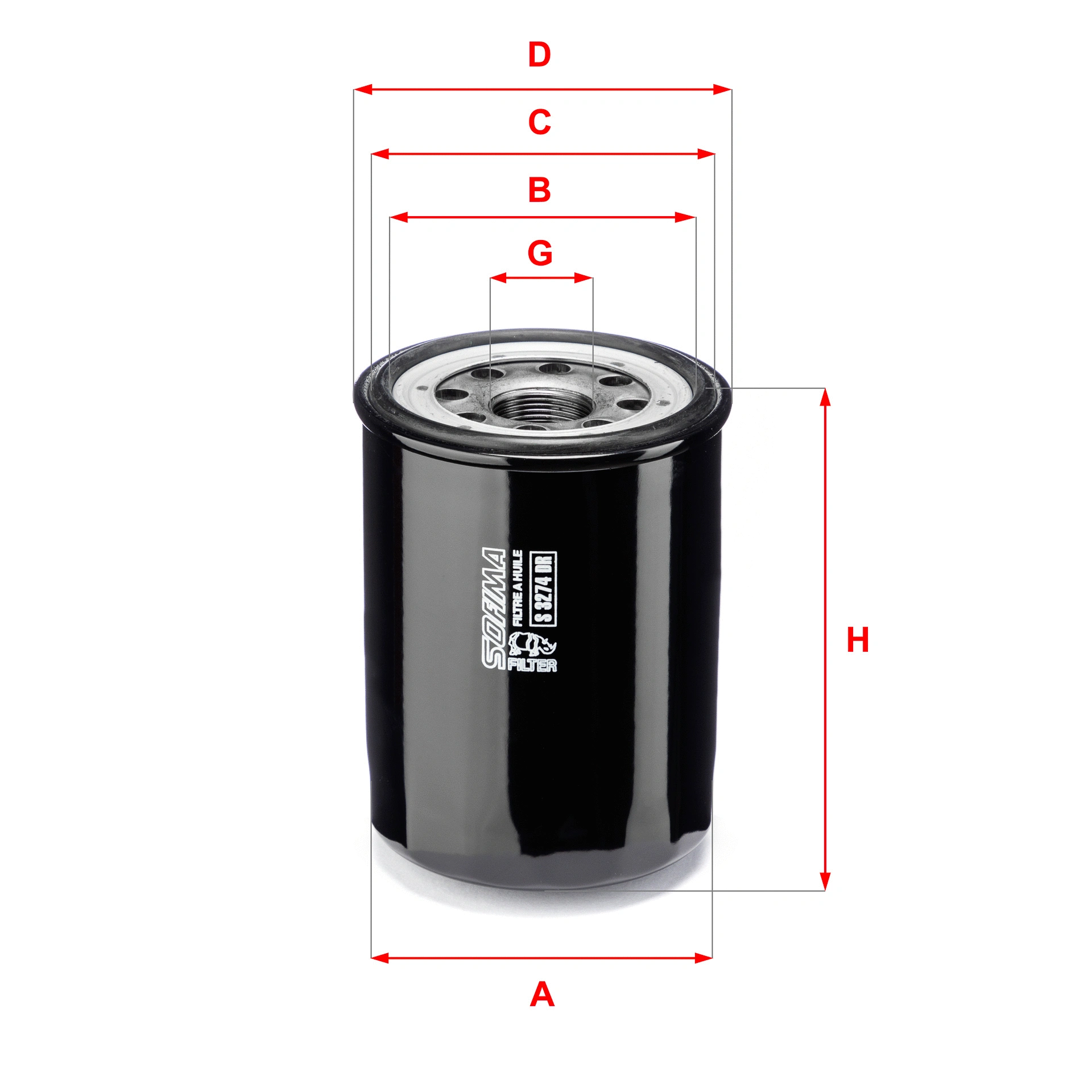 Oil Filter (S 3274 DR)