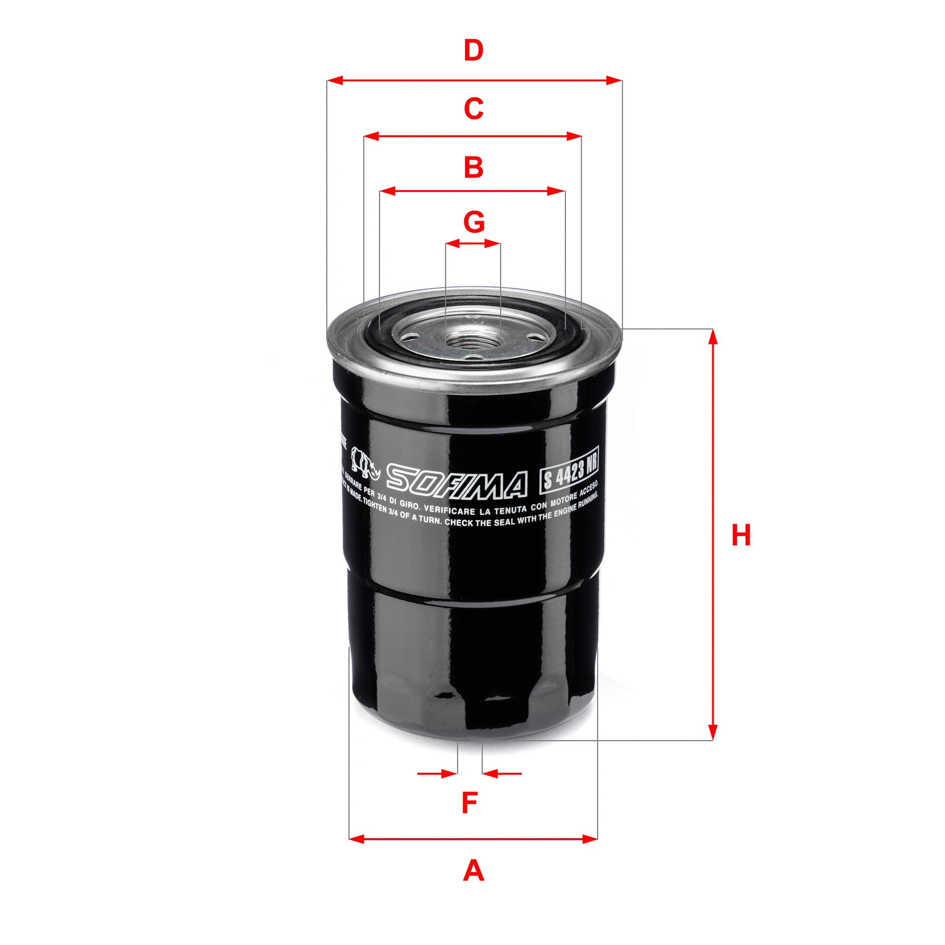 Fuel Filter (S 4423 NR)