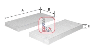 Filter, cabin air (S 3080 C)