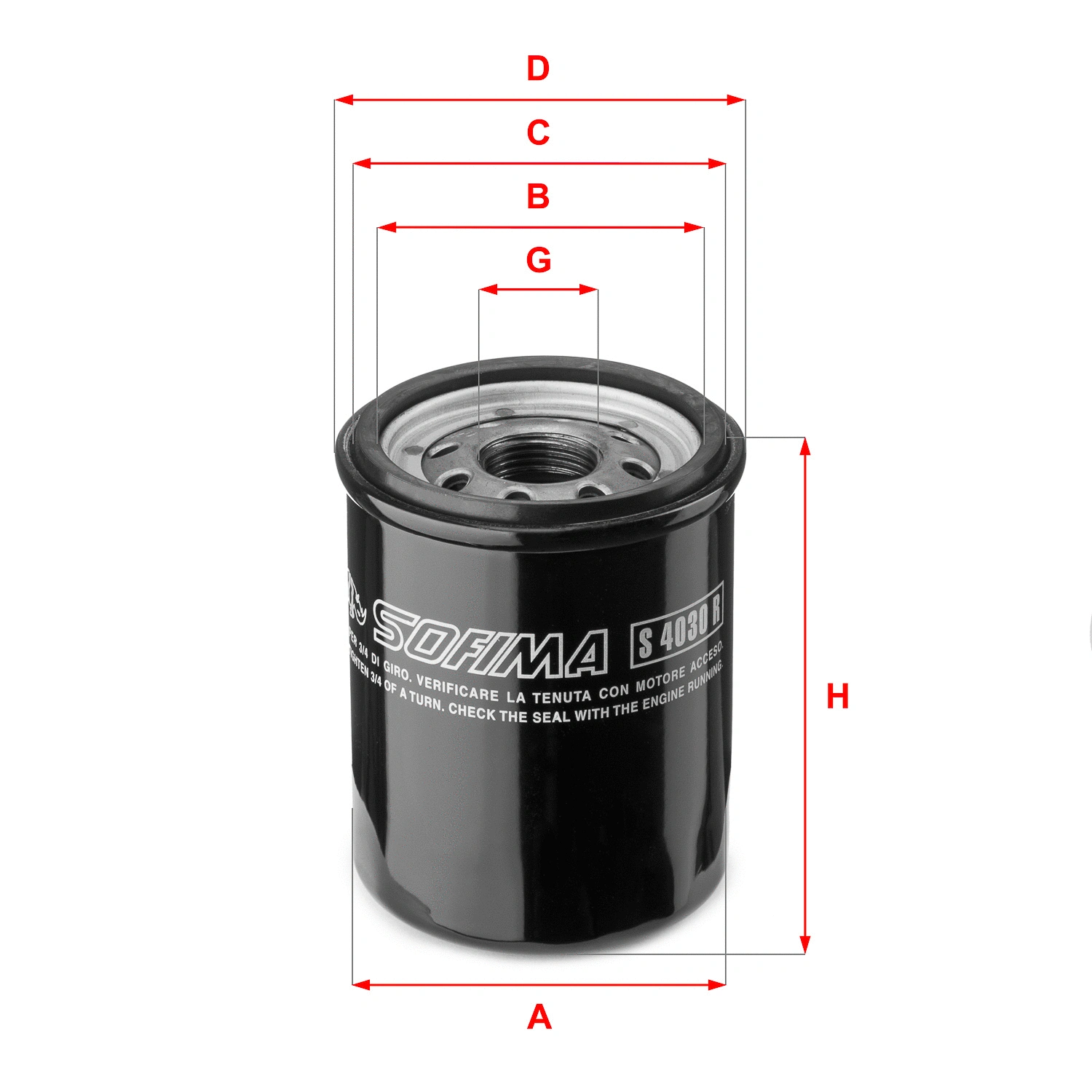 Oil Filter (S 4030 R)