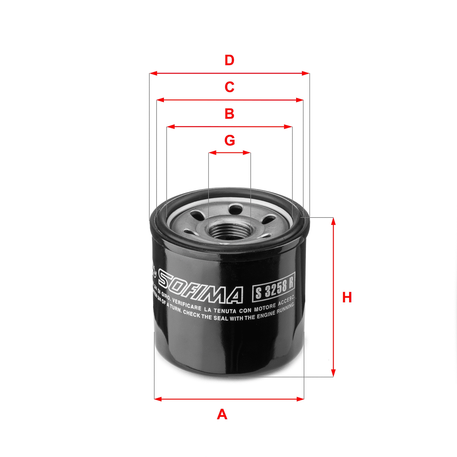 Oil Filter (S 3258 R)