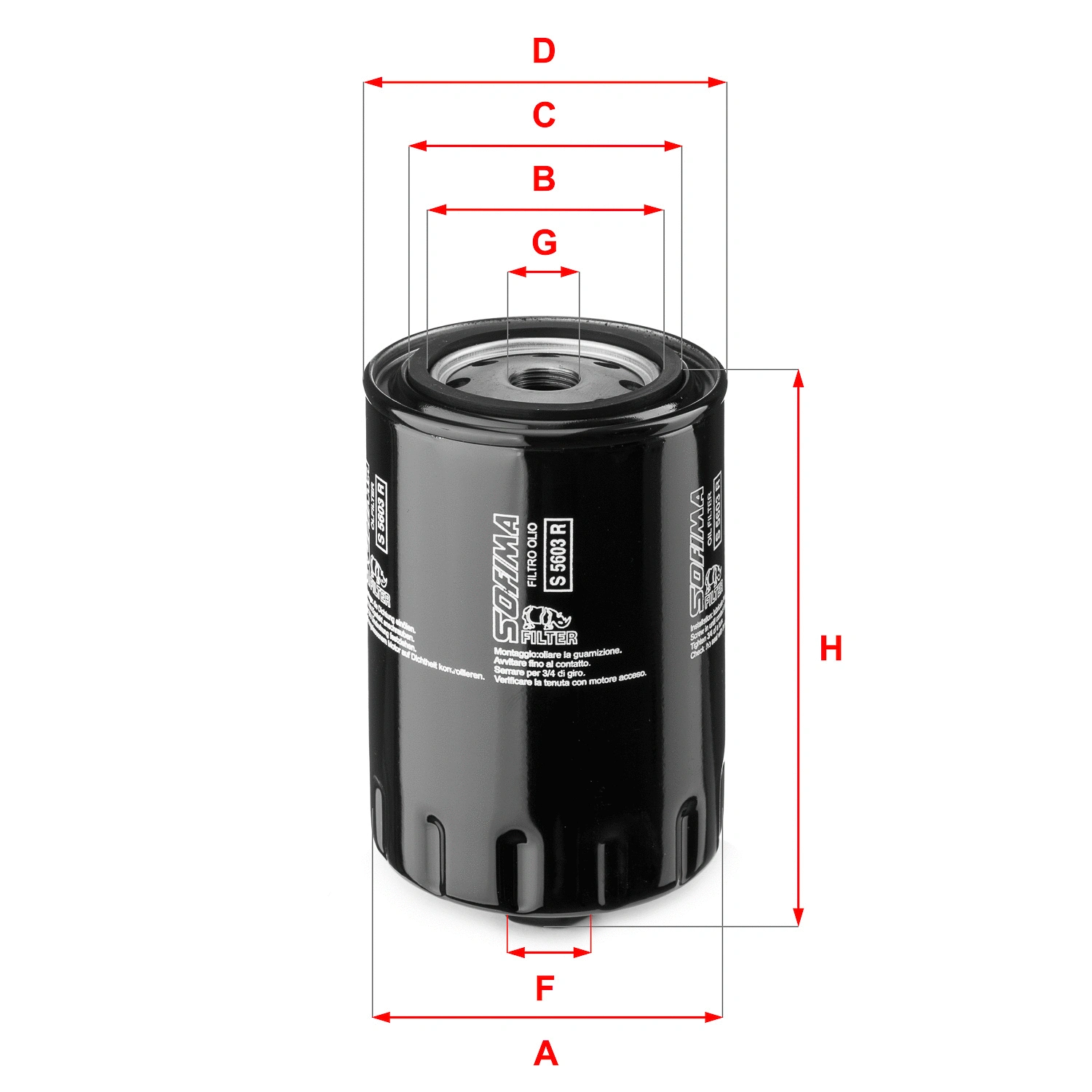 Oil Filter (S 5603 R)
