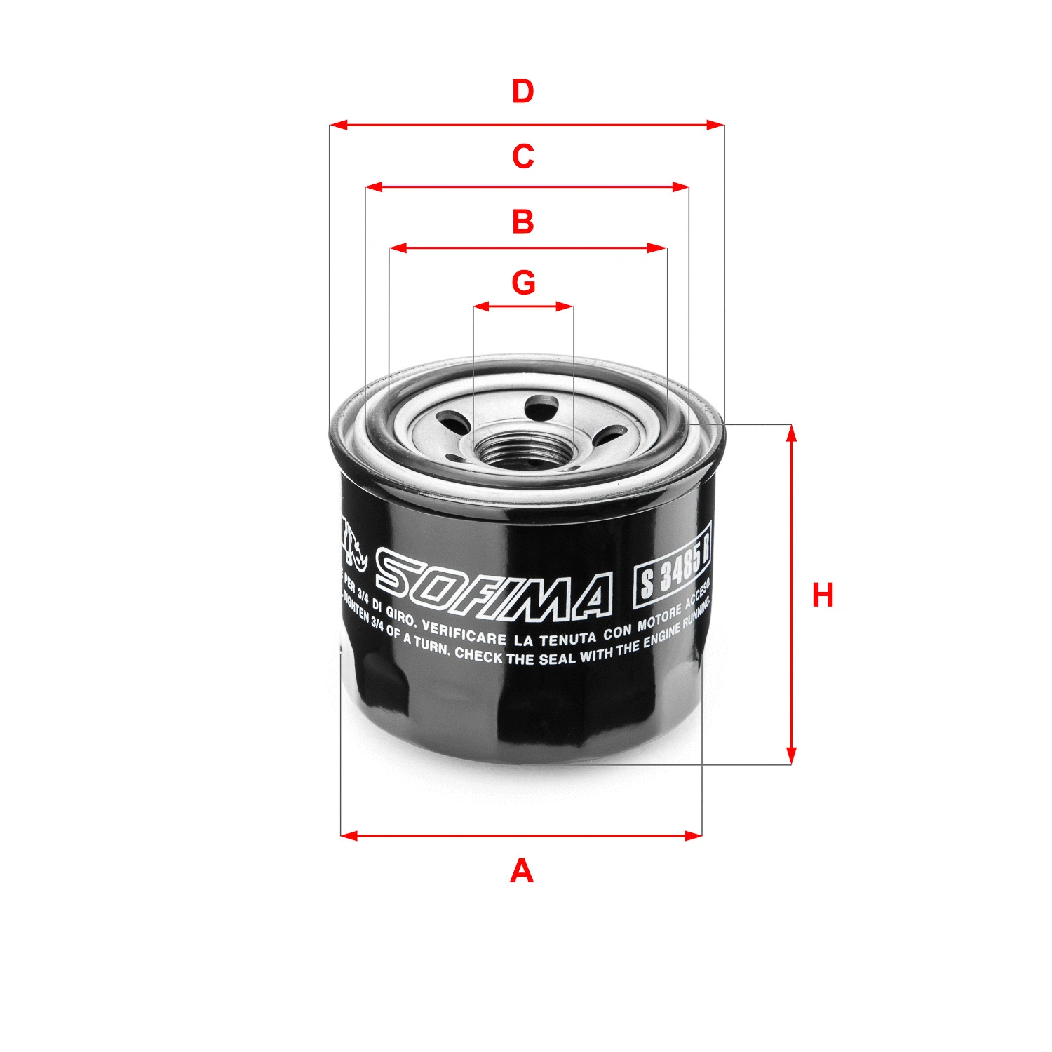 Oil Filter (S 3485 R)
