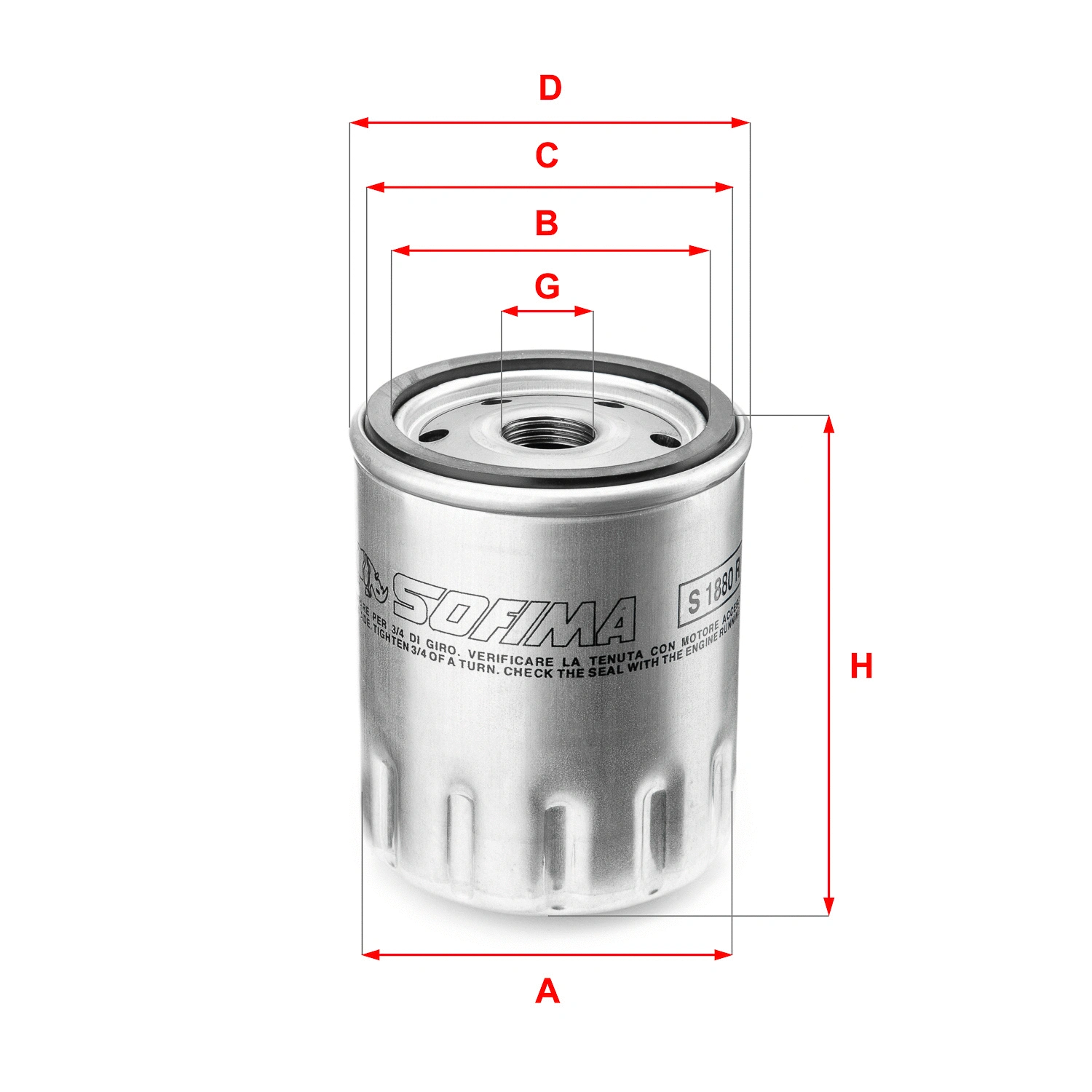 Oil Filter (S 1880 R)