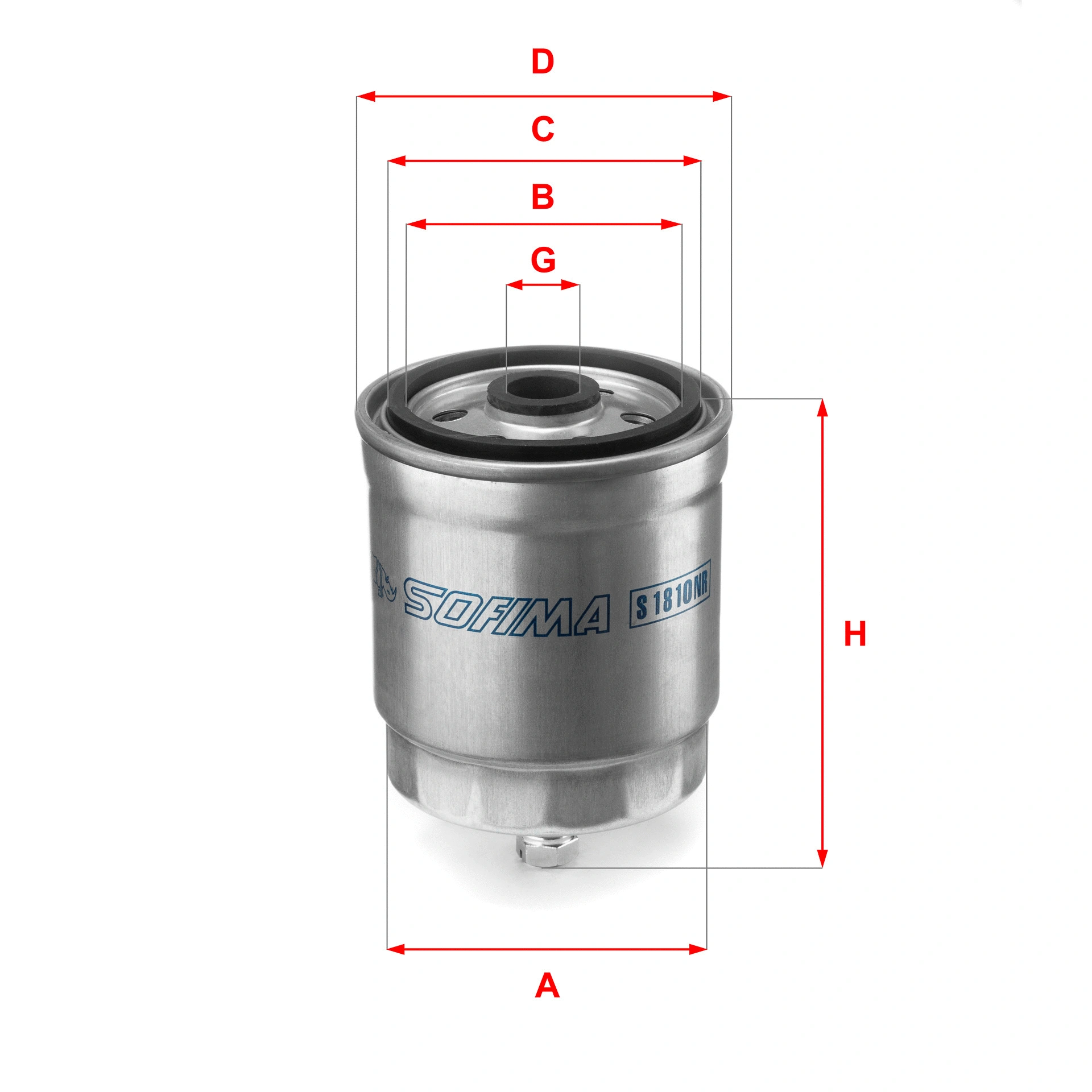Fuel Filter (S 1810 NR)