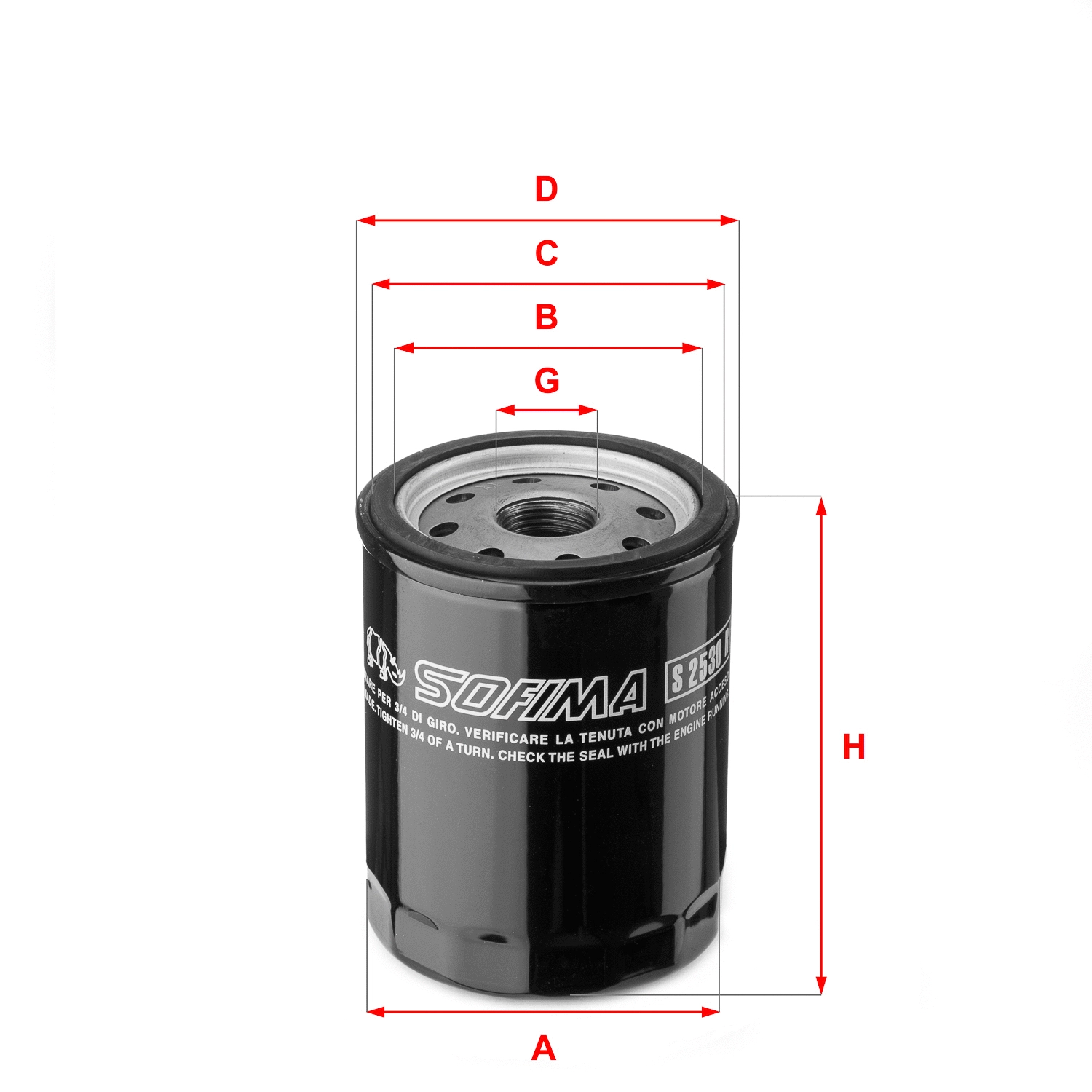 Oil Filter (S 2530 R)