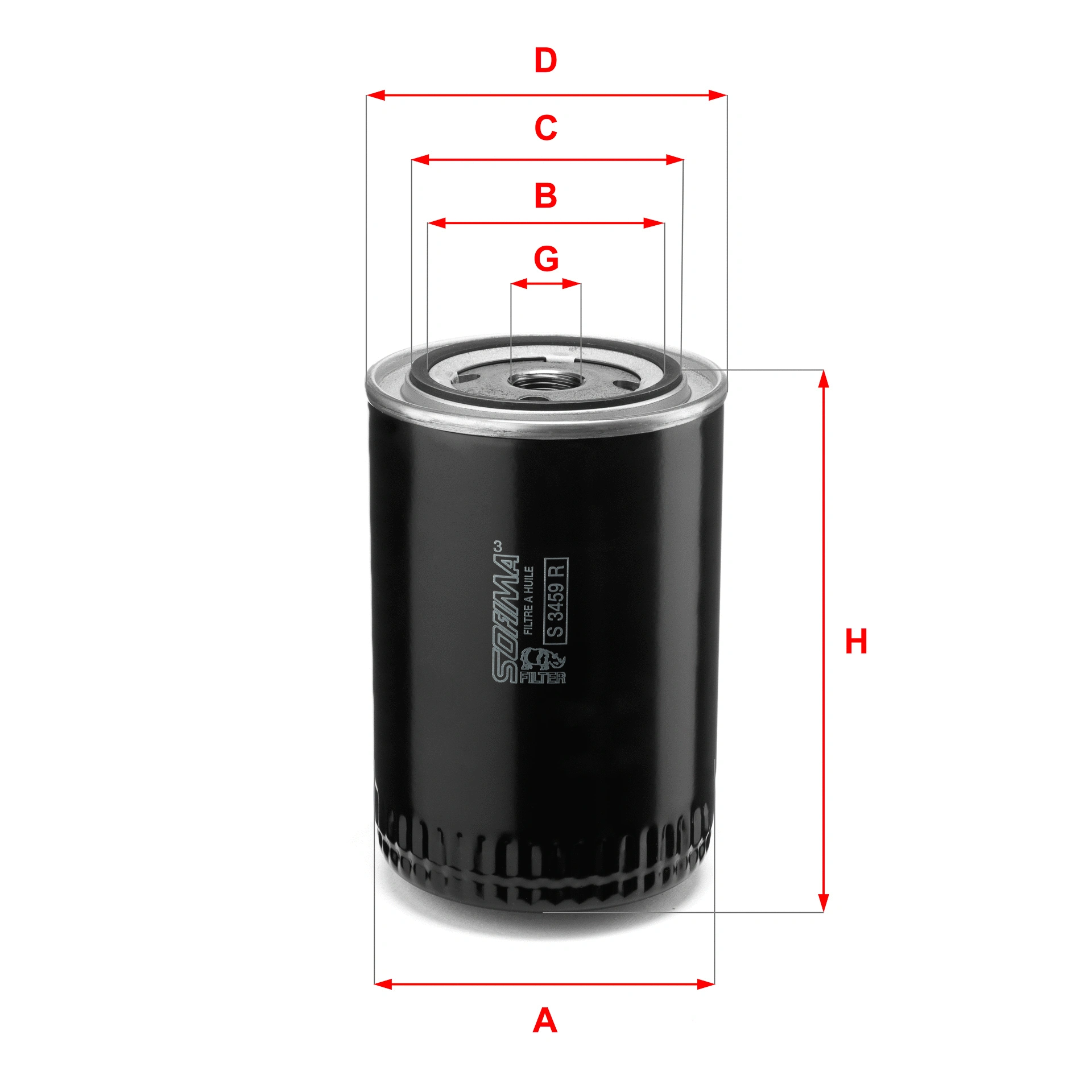 Oil Filter (S 3459 R)