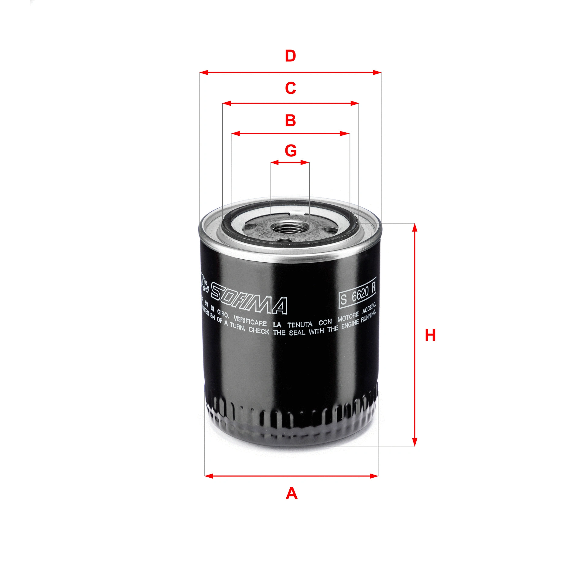 Oil Filter (S 6620 R)