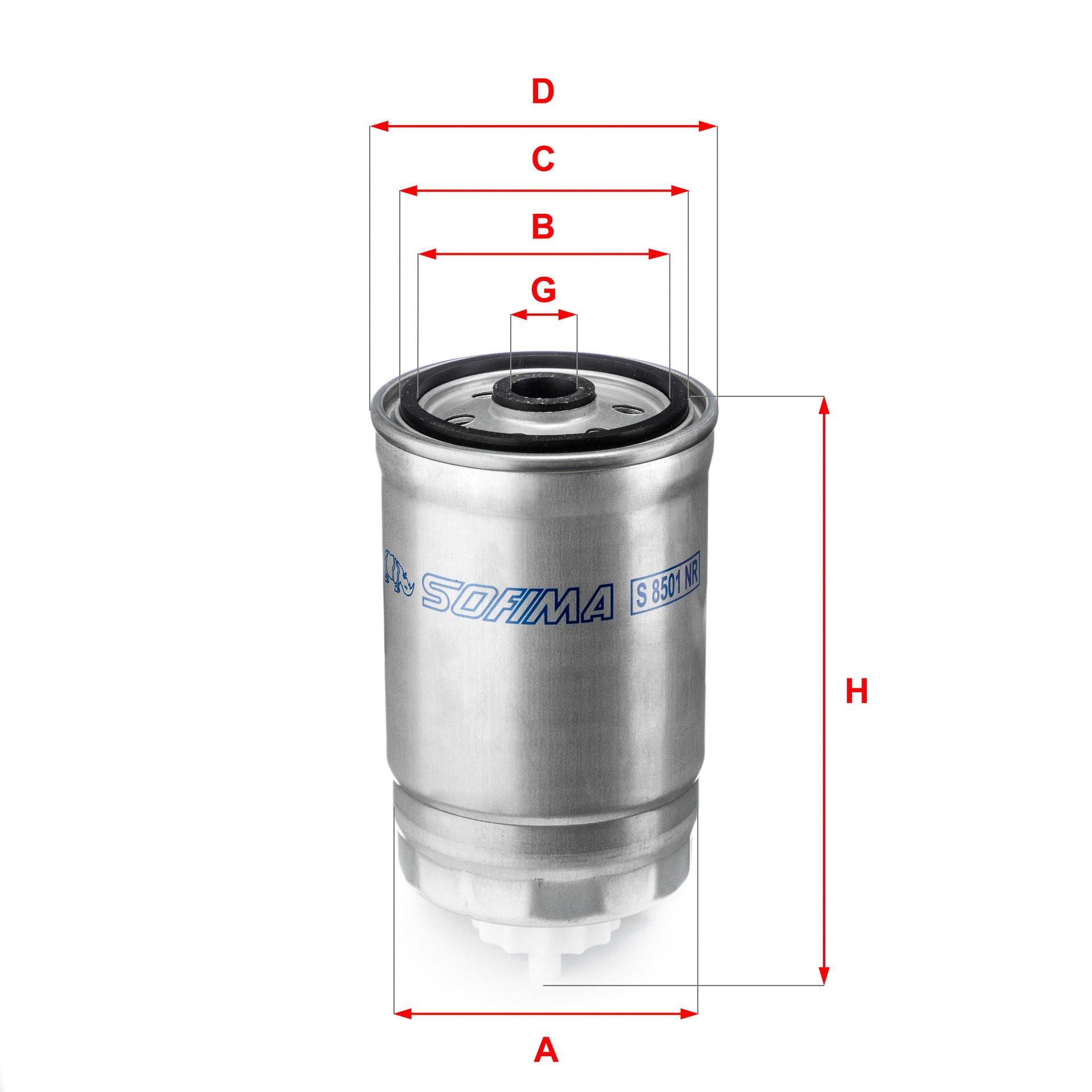 Fuel Filter (S 8501 NR)