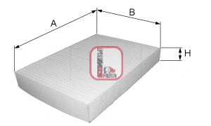 Filter, cabin air (S 3213 C)