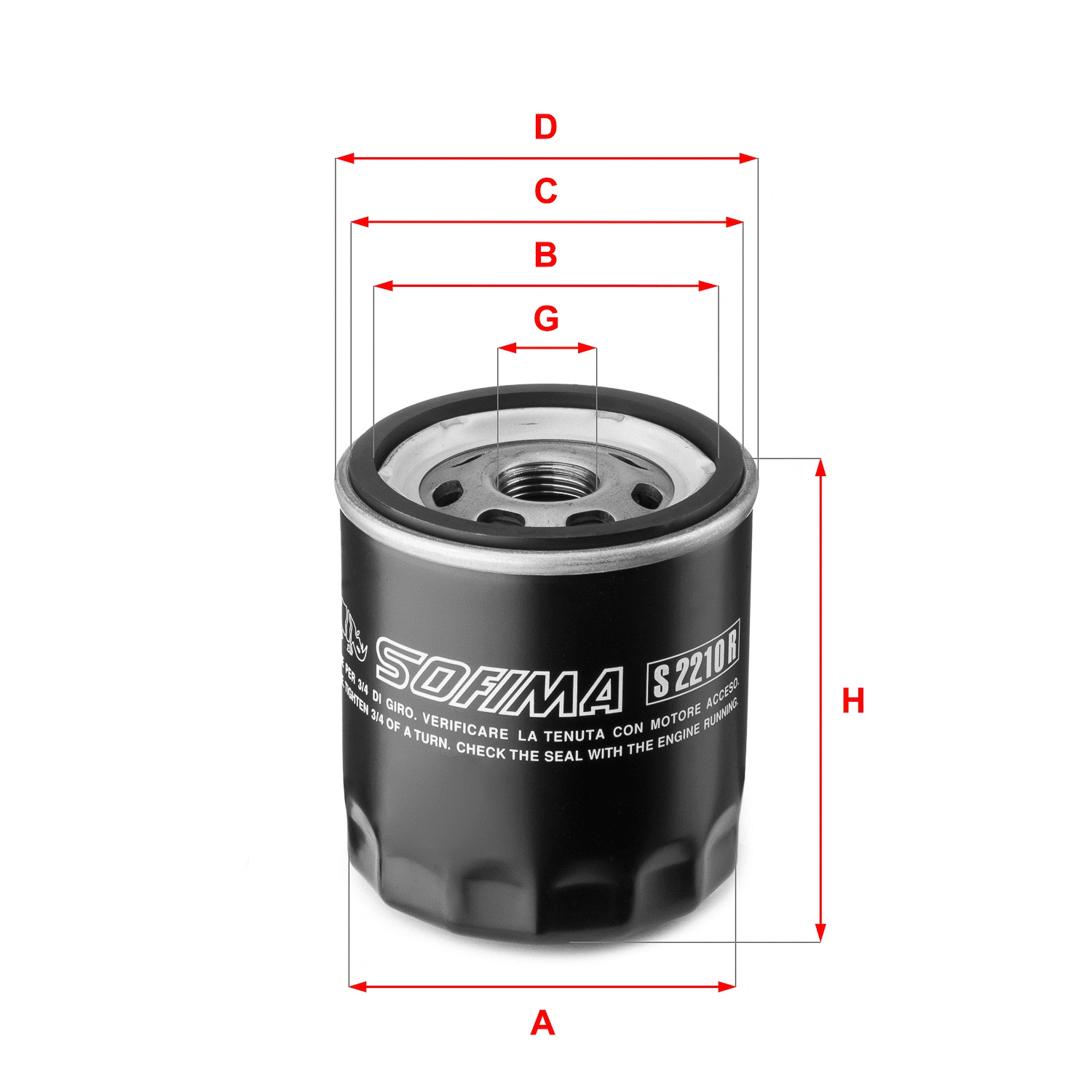 Oil Filter (S 2210 R)