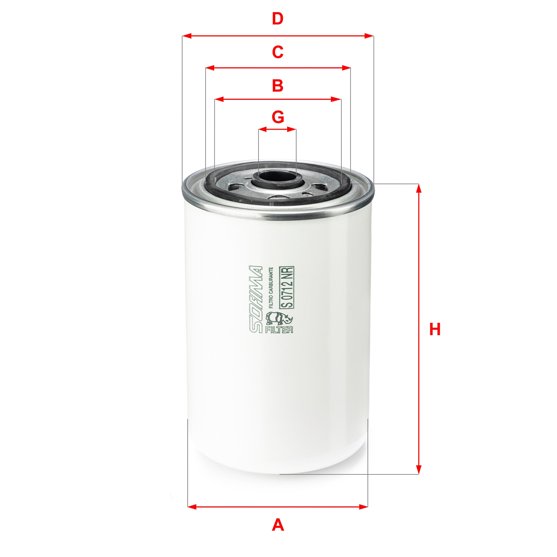 Fuel Filter (S 0712 NR)