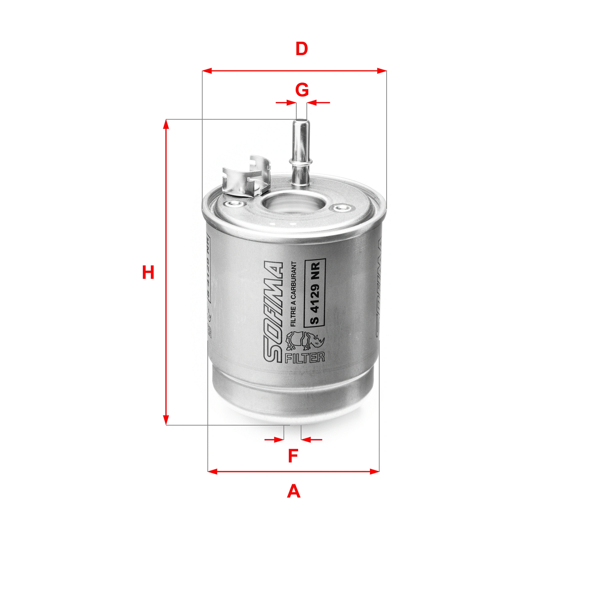 Fuel Filter (S 4129 NR)